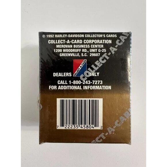 Vintage 1992 Harley Davidson Collector Cards Series 2 Dealer Set Sealed - Picture 2 of 5